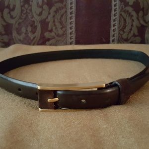 FINAL  PRICE Jones New York Leather Belt, Brown, S