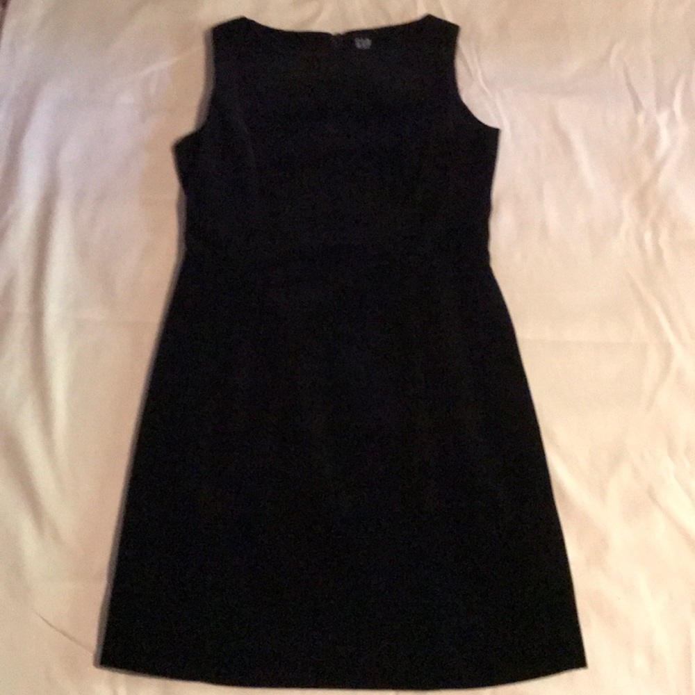 Classic black velvet dress