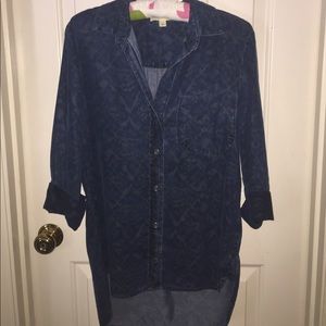 Cloth & stone chambray top