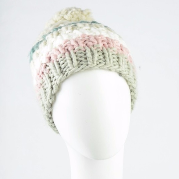 Knit Pom Pom Winter Beanie - Picture 3 of 4