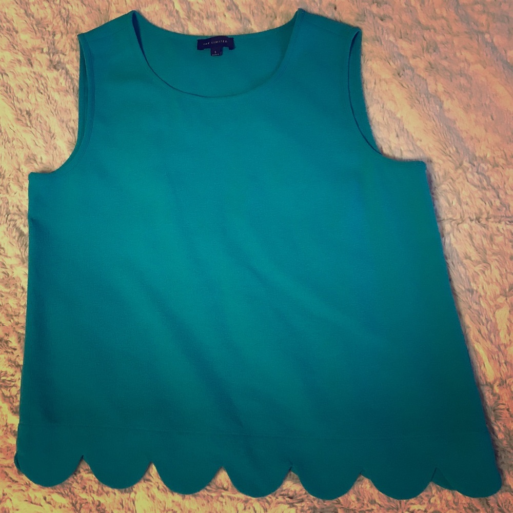 The Limited blue top