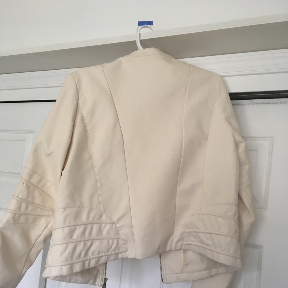 White Leather Jacket