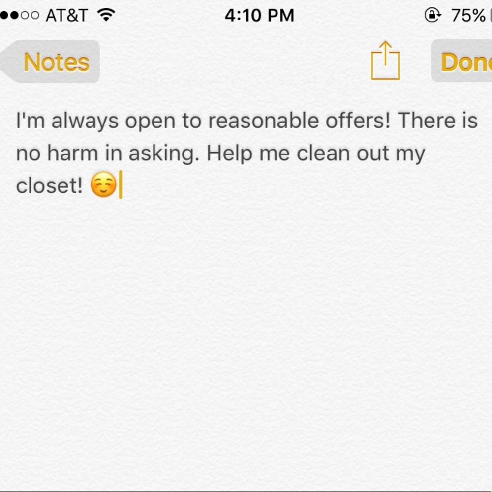 Make an offer!