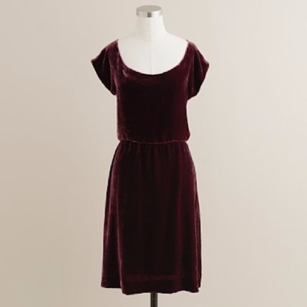 J. Crew Velvet dress
