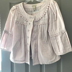 Anthropologie pink jacket