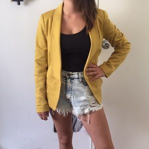 Mustard blazer