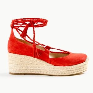 Ann Taylor "Elsa" Suede Espadrilles