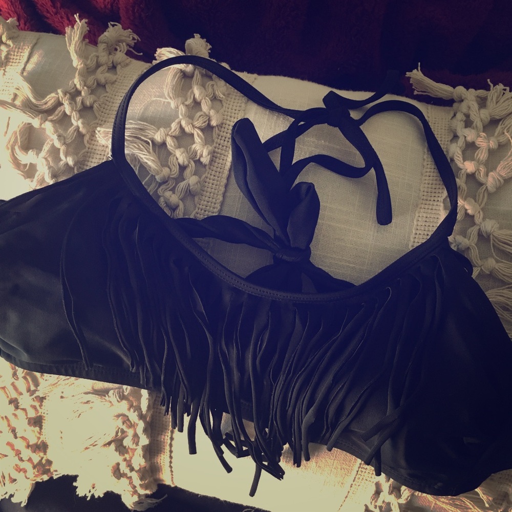 SWIMSUIT TOP BOHO FRINGE