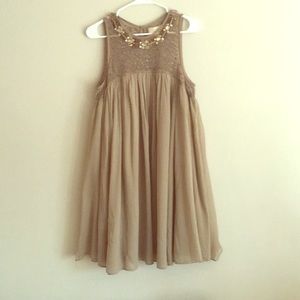 Babydoll dress with beautiful beading