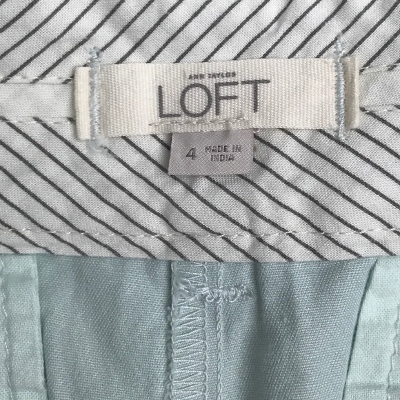 Ann Taylor LOFT Mint shorts SIZE 4 - Picture 2 of 3