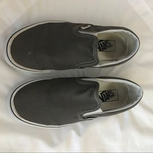 Gray Slip-On Vans