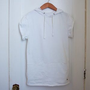 ❌DONATED❌ Fabletics White Pullover Tunic Hoodie