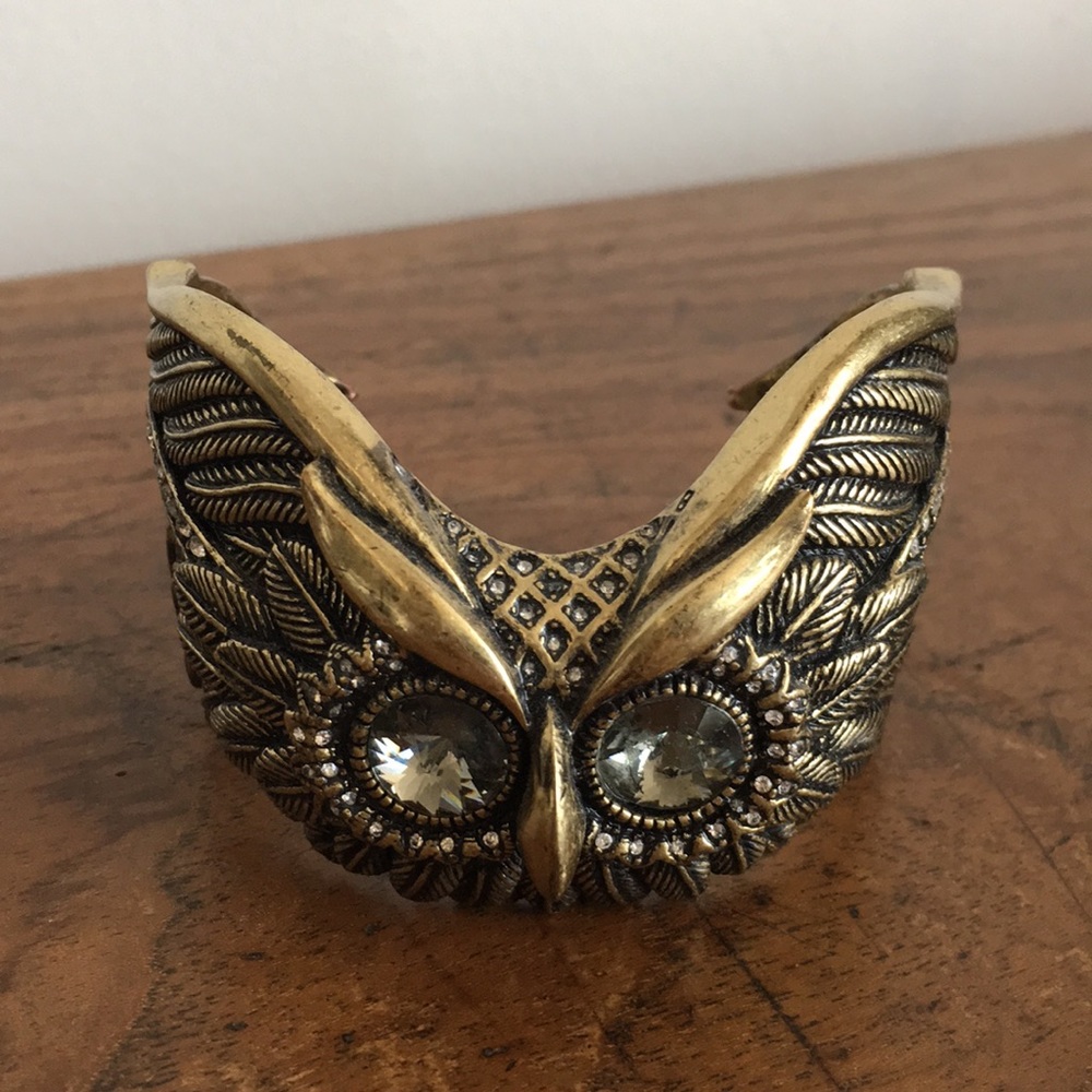 Beautiful owl cuff ny fossil!