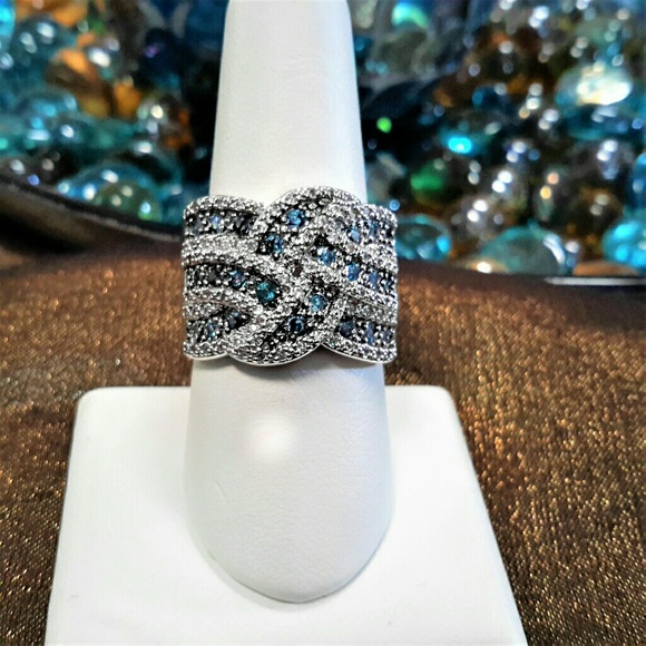 Amaranth Rose Jewelry - JUST IN!, 925 STERLING SILVER WITH TOPAZ RING.