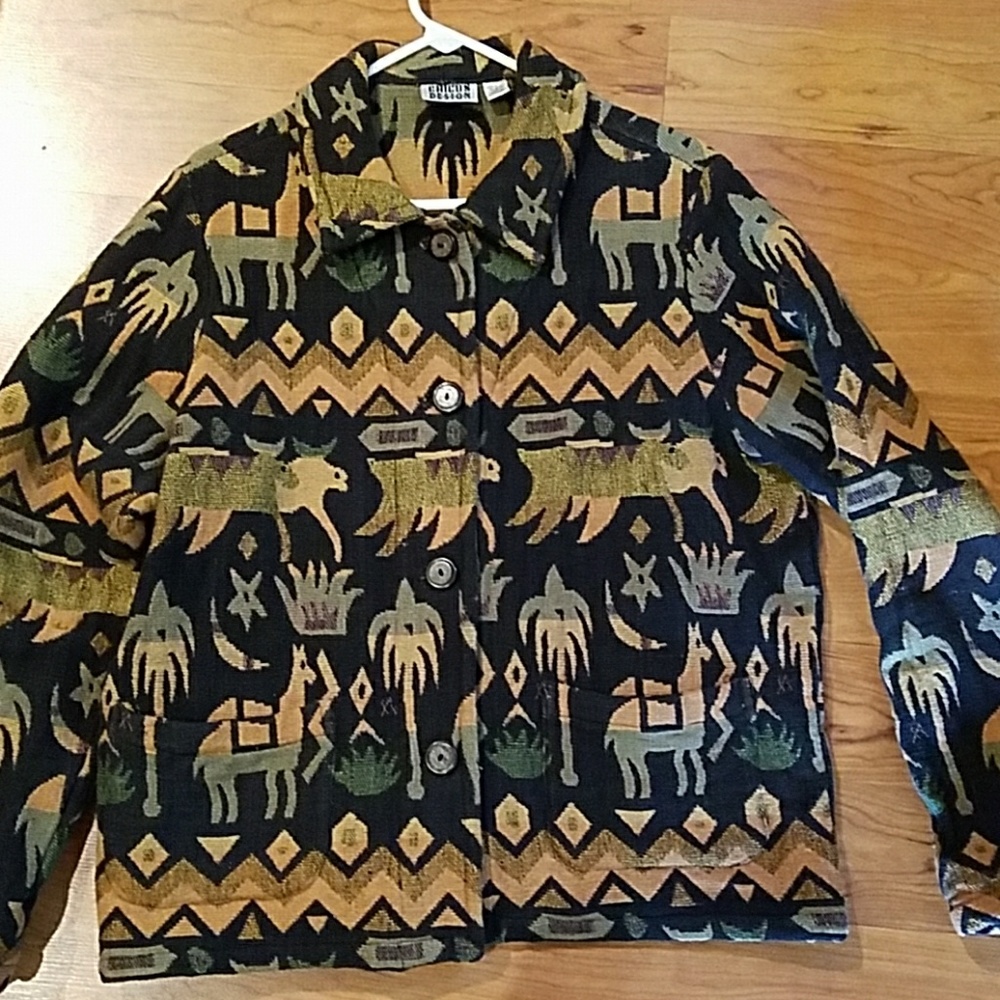 womens pattern jacket - Picture 2 of 4