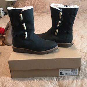 Black UGG boots