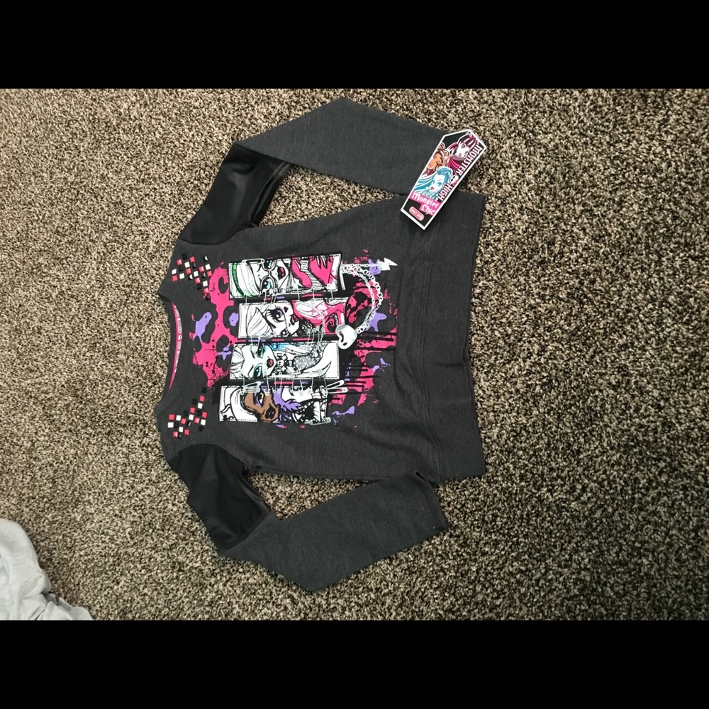 monster high long sleeve shirt