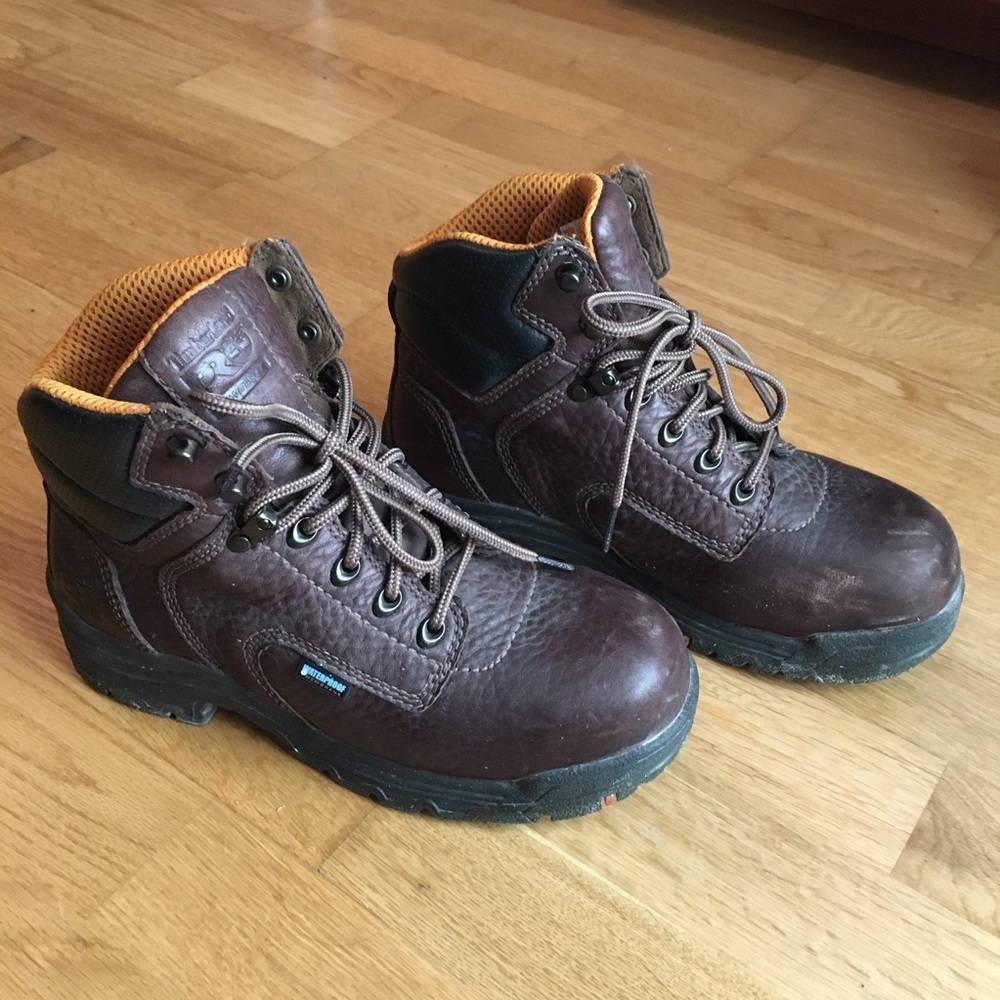 Women's Timberland Pro Titan Waterproof Brown Boot