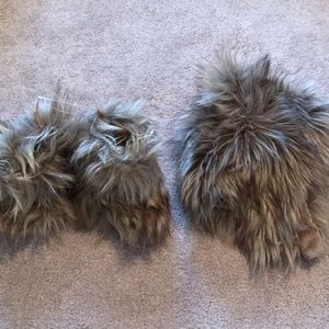 RH Luxe Fur Hat and Booties