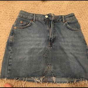 top shop denim skirt never worn