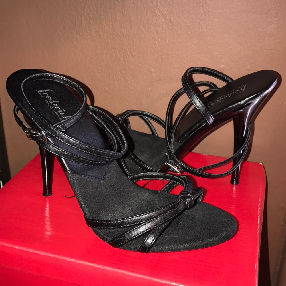 Criss-Cross Ankle Wrap Stilettos  (New in Box)
