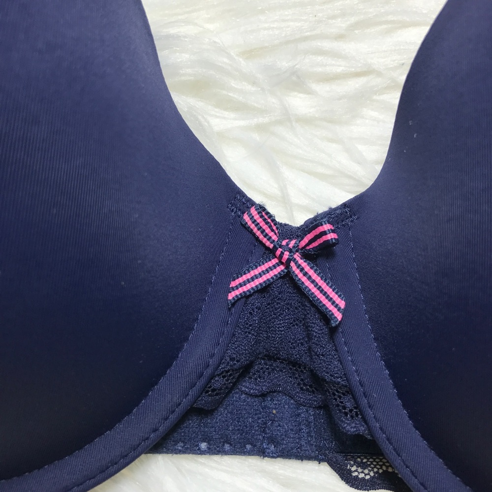 NEW Aerie Navy Lace Blakely Bra 36D - Picture 3 of 8