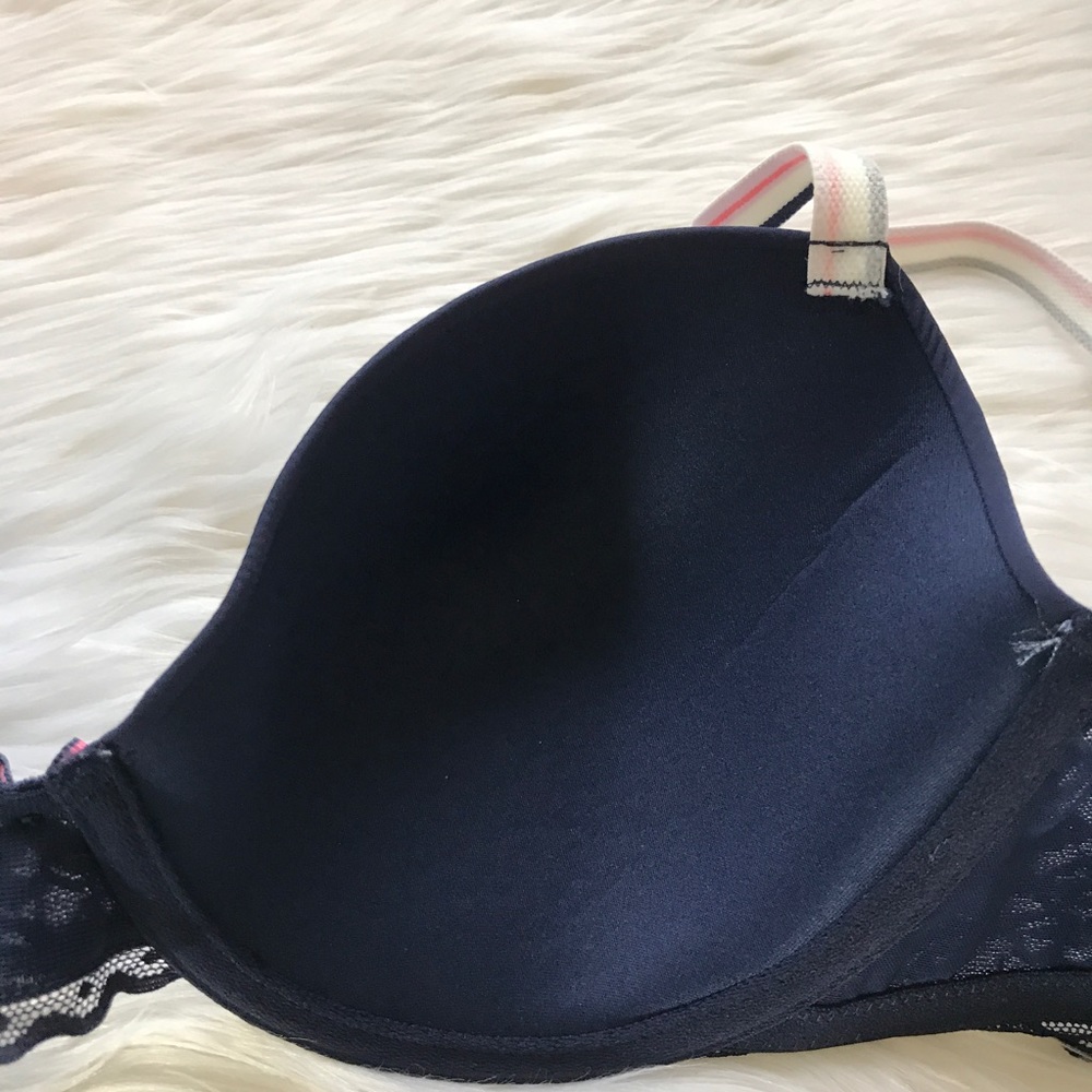 NEW Aerie Navy Lace Blakely Bra 36D - Picture 6 of 8