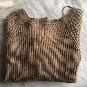 Cute nude knit sweater