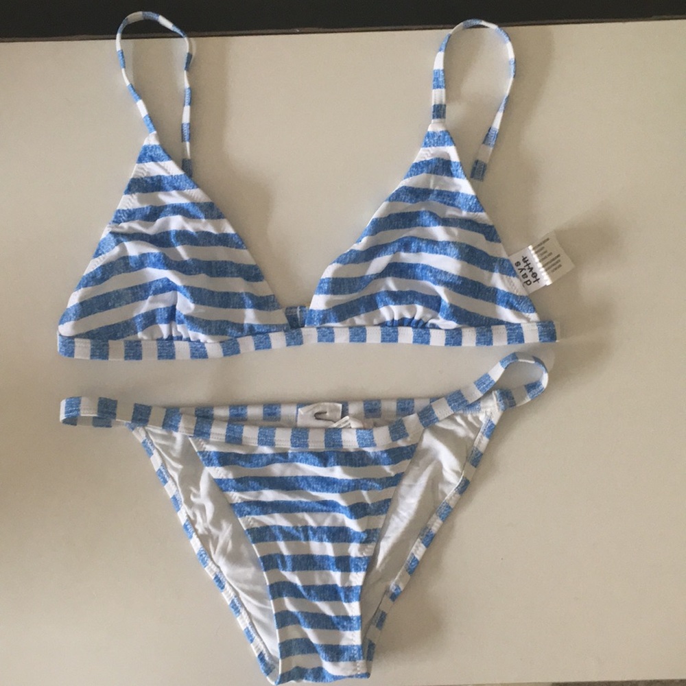 Somedays Lovin Striped Bikini Set