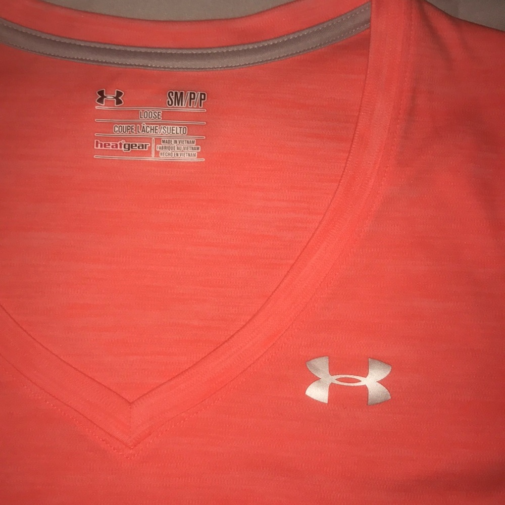 Orange workout shirt