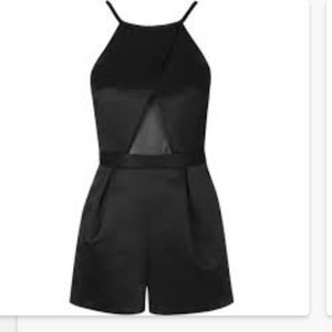 Never worn army green top shop romper