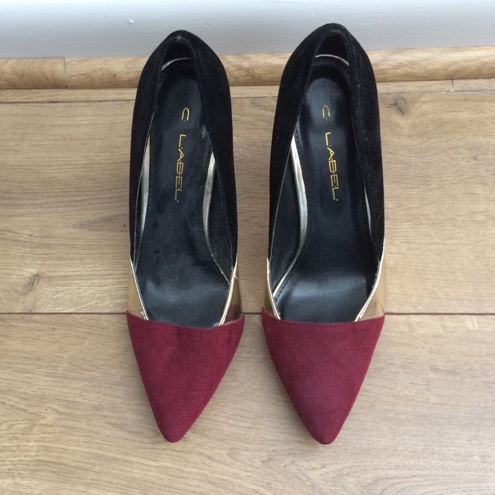 C Label multi color pumps