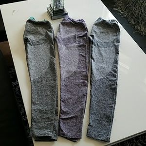 Gym shark leggings, 3 pairs