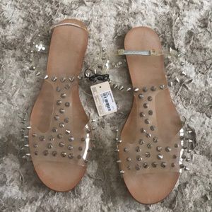 Studded sandal shoes