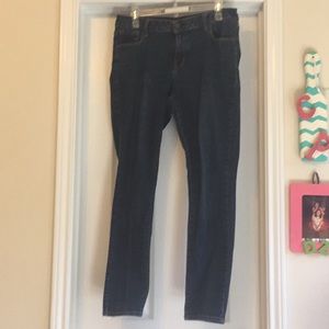 Old Navy Dark Wash Rockstar Mid Rise Jeans