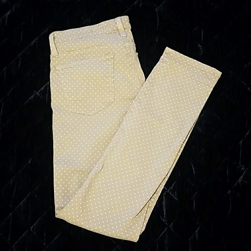 AG grey polka dot jeans 26R