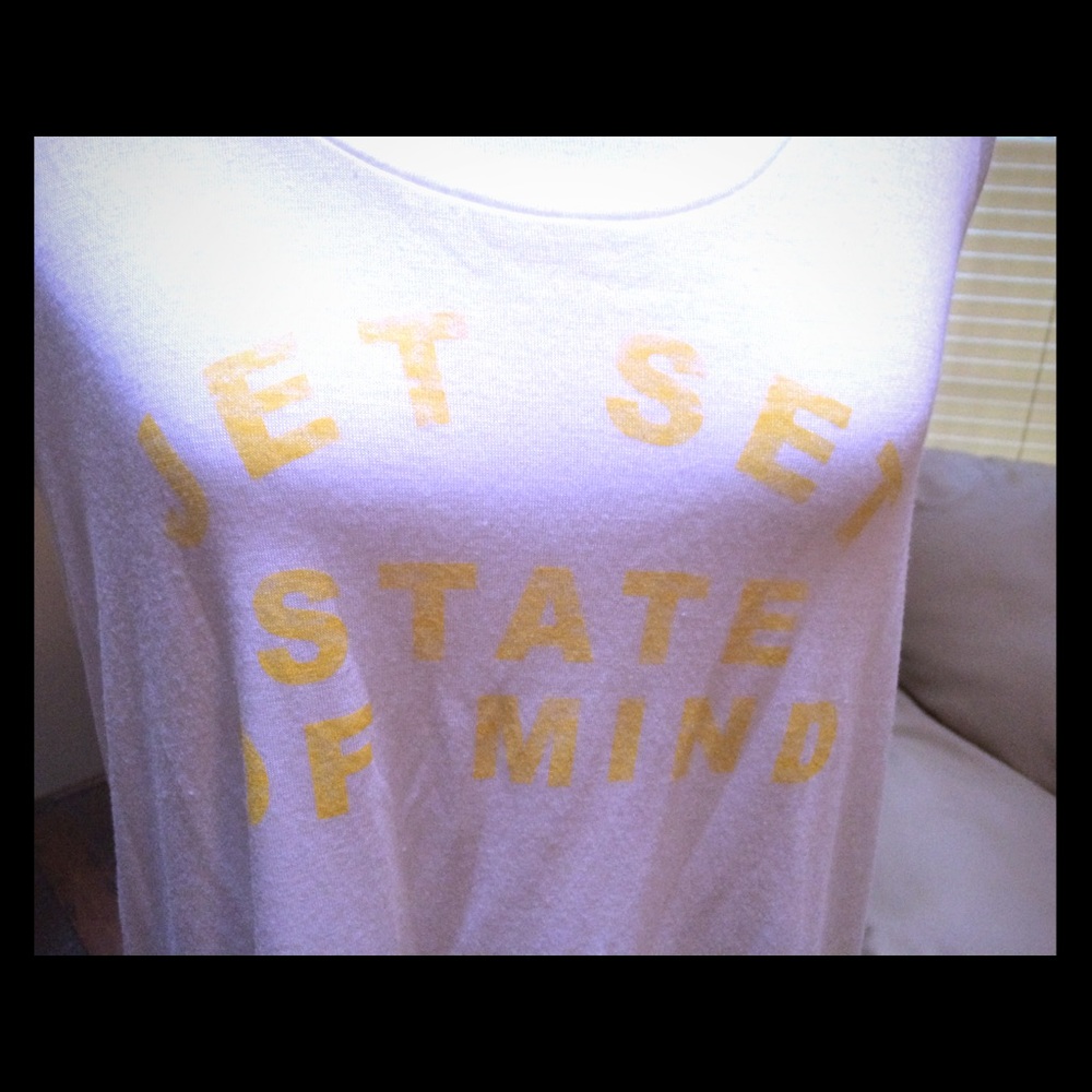 Jet Set state of Mind!!! Roomy tank top