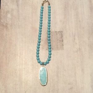 Turquoise necklace.