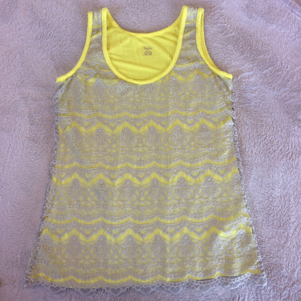 *LIKE NEW* Lace tank top
