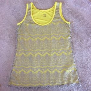*LIKE NEW* Lace tank top