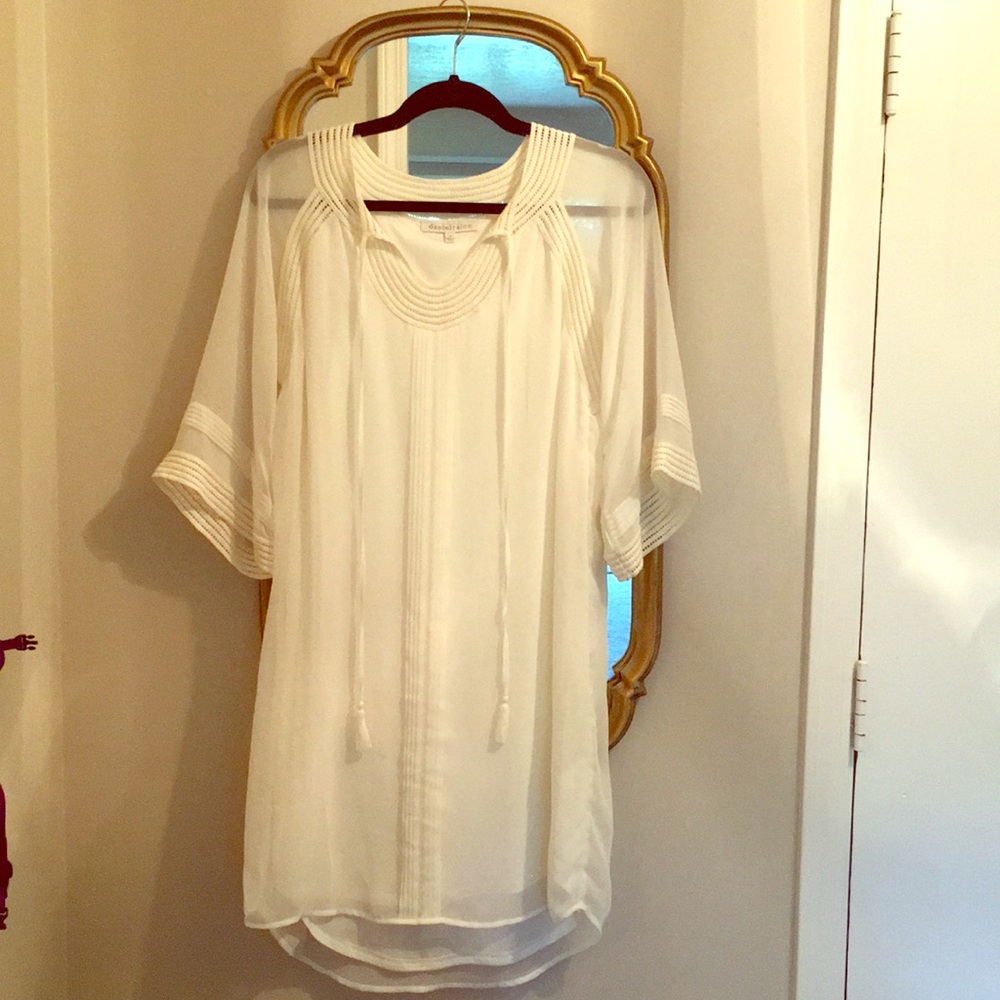 Last Chance! Daniel Rainn / White tunic dress