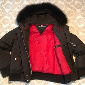 Tommy Hilfiger woman's black jacket. Used. Size S