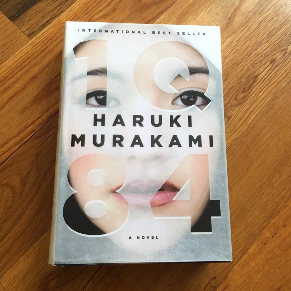 1Q84 hardcover novel by Haruki Murakami