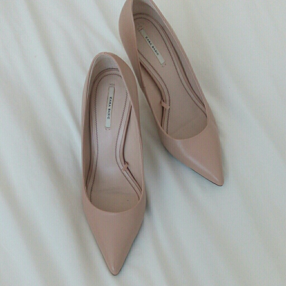 Zara nude pumps 38
