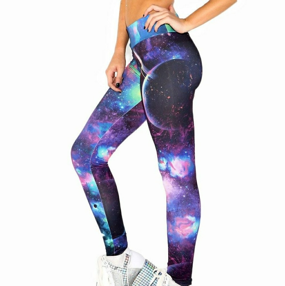 NWOT iHeartraves / Into the AM Galaxy Leggings