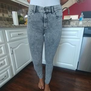 High waisted grey 4R Express jeans
