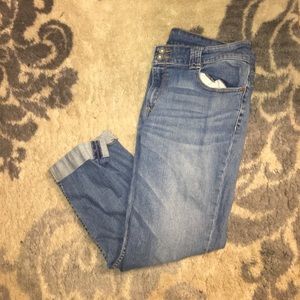 Size 15 blue jean capris