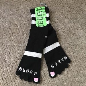 Black Stance Womens Rihanna Pedi Cure Casual Socks OS
