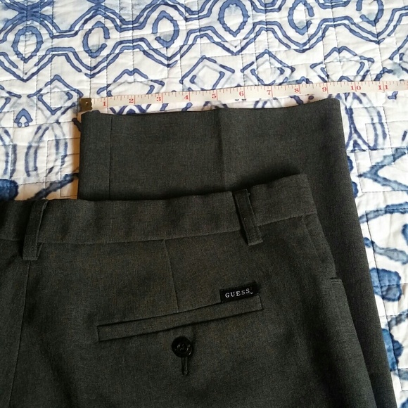 ‼️Donating on 8/23‼️GUESS Gray Flat Front Pants - Picture 6 of 8