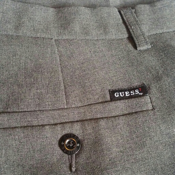 ‼️Donating on 8/23‼️GUESS Gray Flat Front Pants - Picture 8 of 8